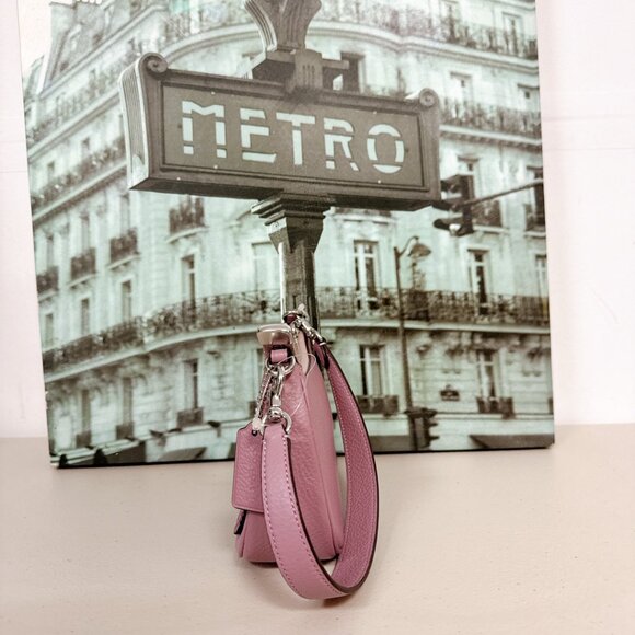 Coach CAJ98 Teri Mini Crossbody Bag With Floral Applique - Picture 2 of 8